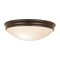 Access Lighting Atom, Flush Mount, Oil Rubbed Bronze Finish, Opal Glass 20725-ORB/OPL - alternate 1